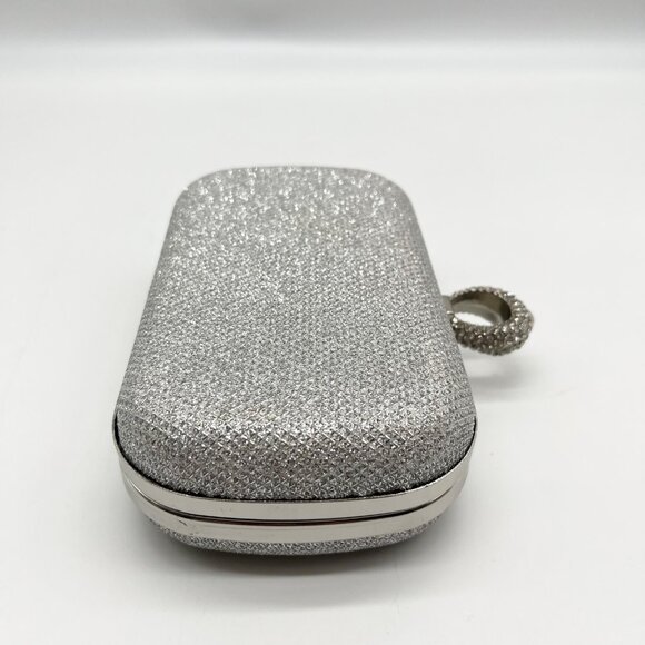Expressions New York Silver Rhinestone Clutch - Picture 4 of 10